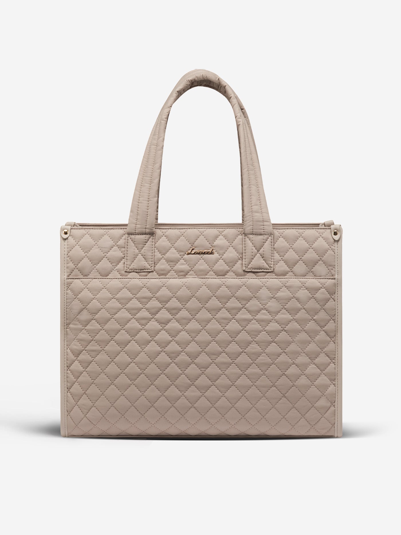 2Pcs Quilted Work Tote Bag, 15.6 17.3