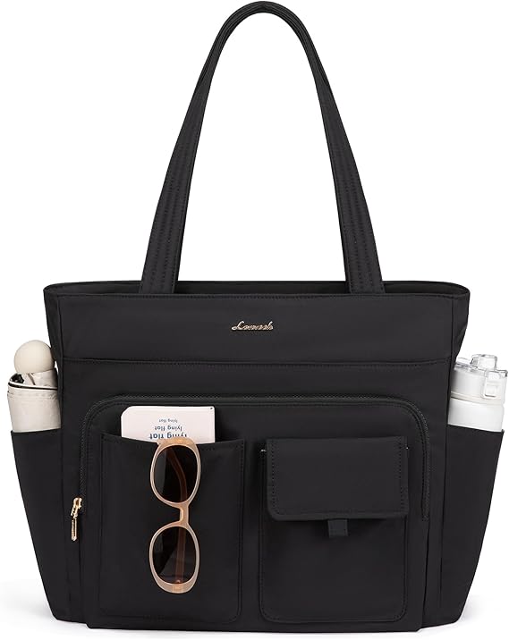 Multiple Pocket Laptop Tote Bag, 15.6