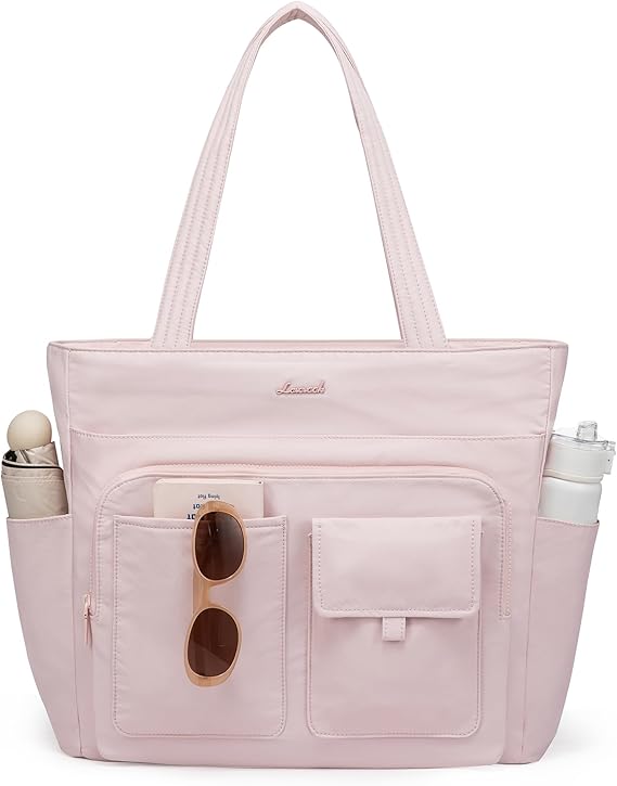 Multiple Pocket Laptop Tote Bag, 15.6