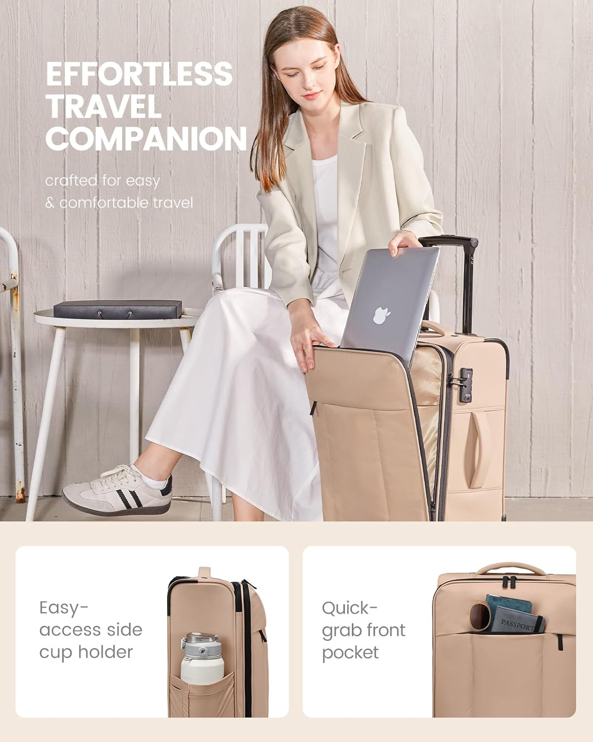 Spinner Carry On Luggage, 22(US ONLY)