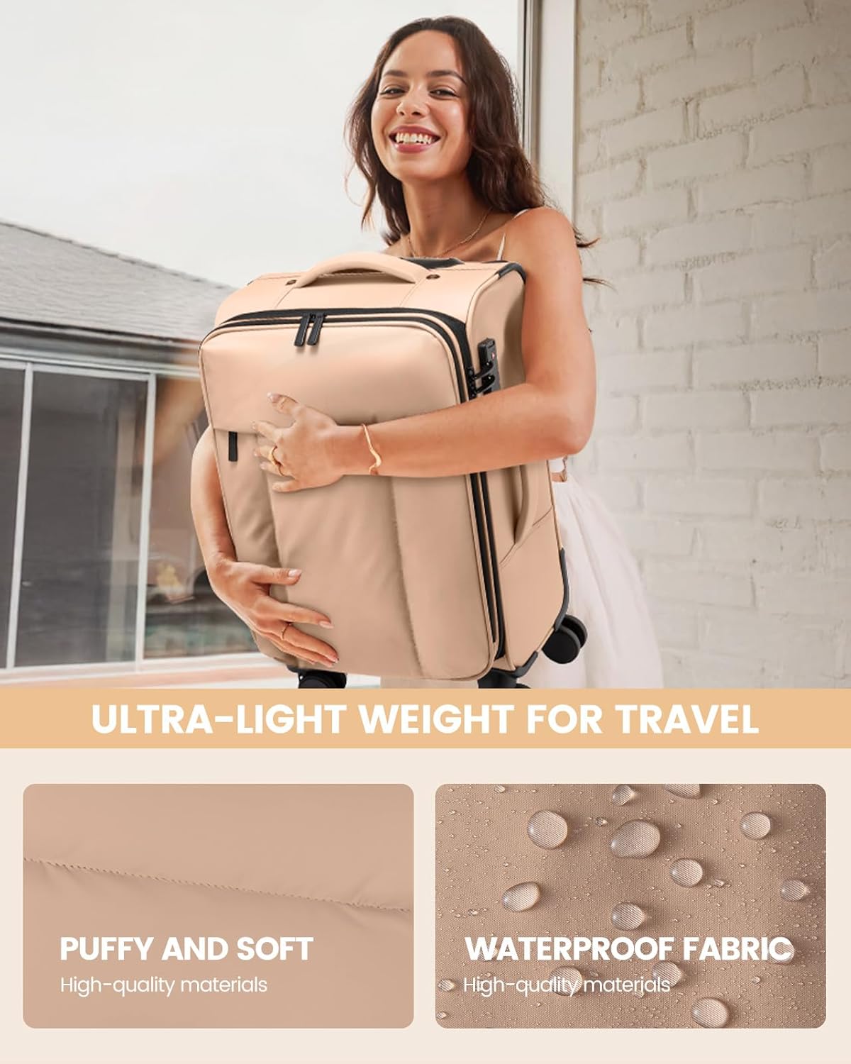 Spinner Carry On Luggage, 22(US ONLY)