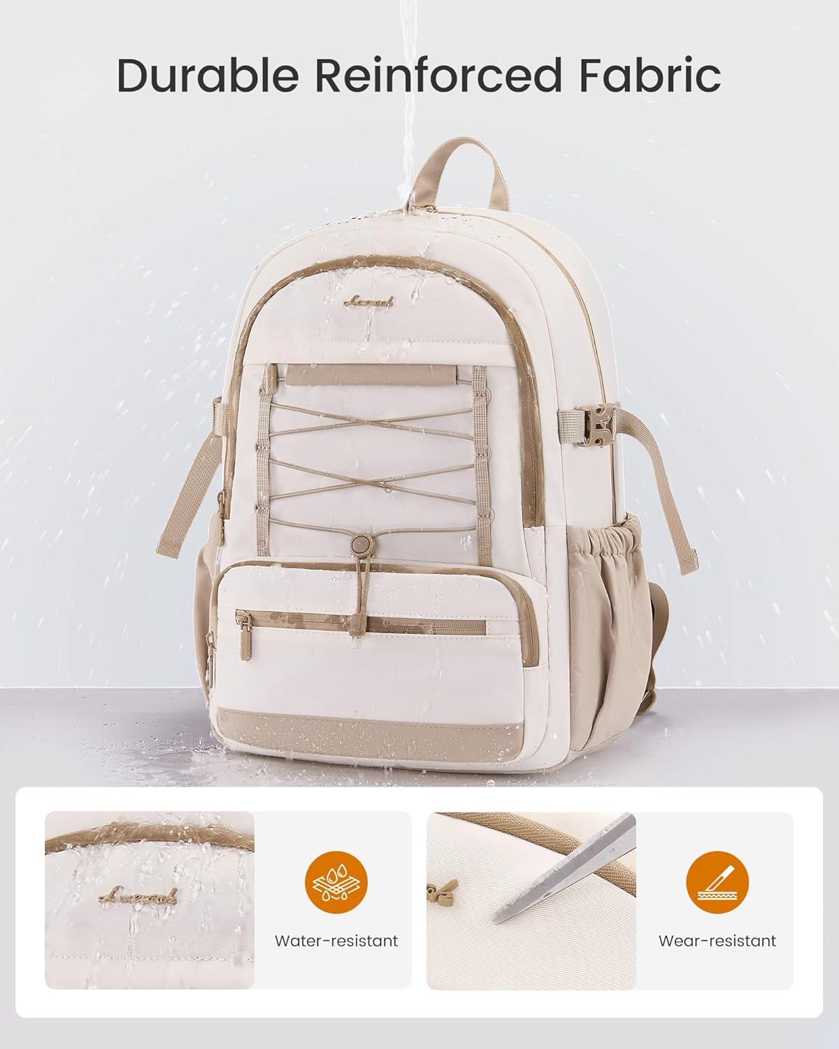 Large Capacity School Backpack, 15.6 17.3, 4400