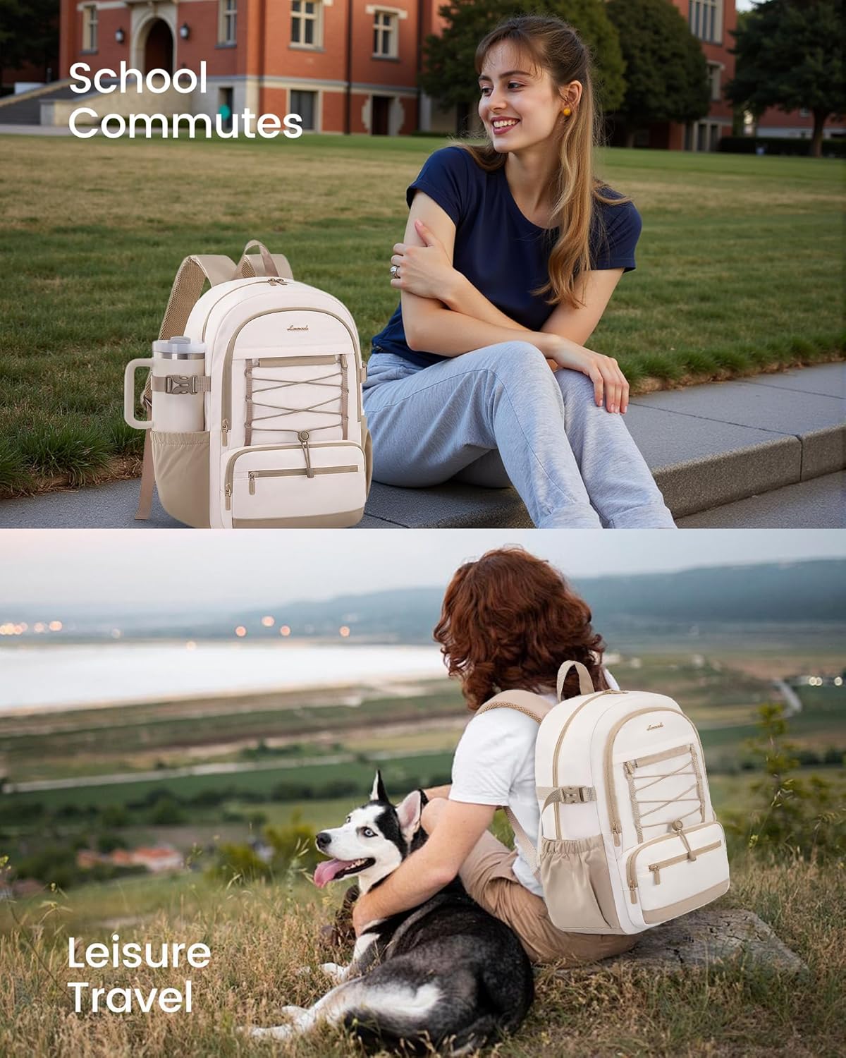 Large Capacity School Backpack, 15.6 17.3, 4400