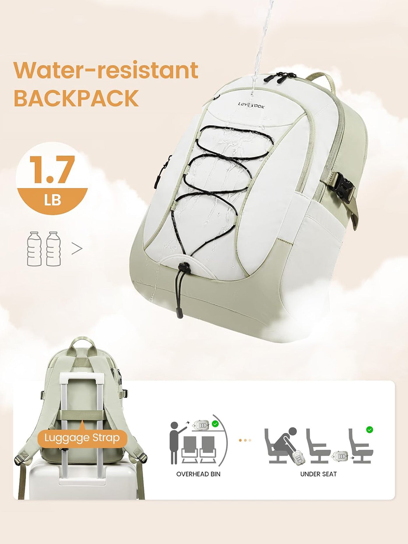 Lightweight Laptop Backpack, 15.6-18, 4572