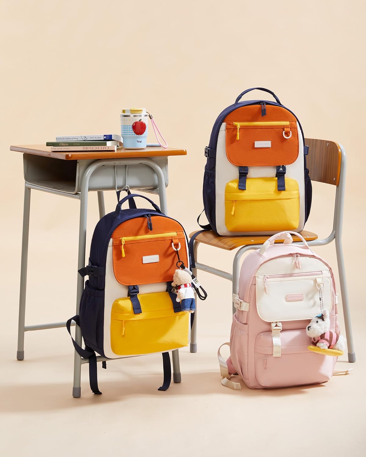 School Backpack for Girls, 15.6 17.3