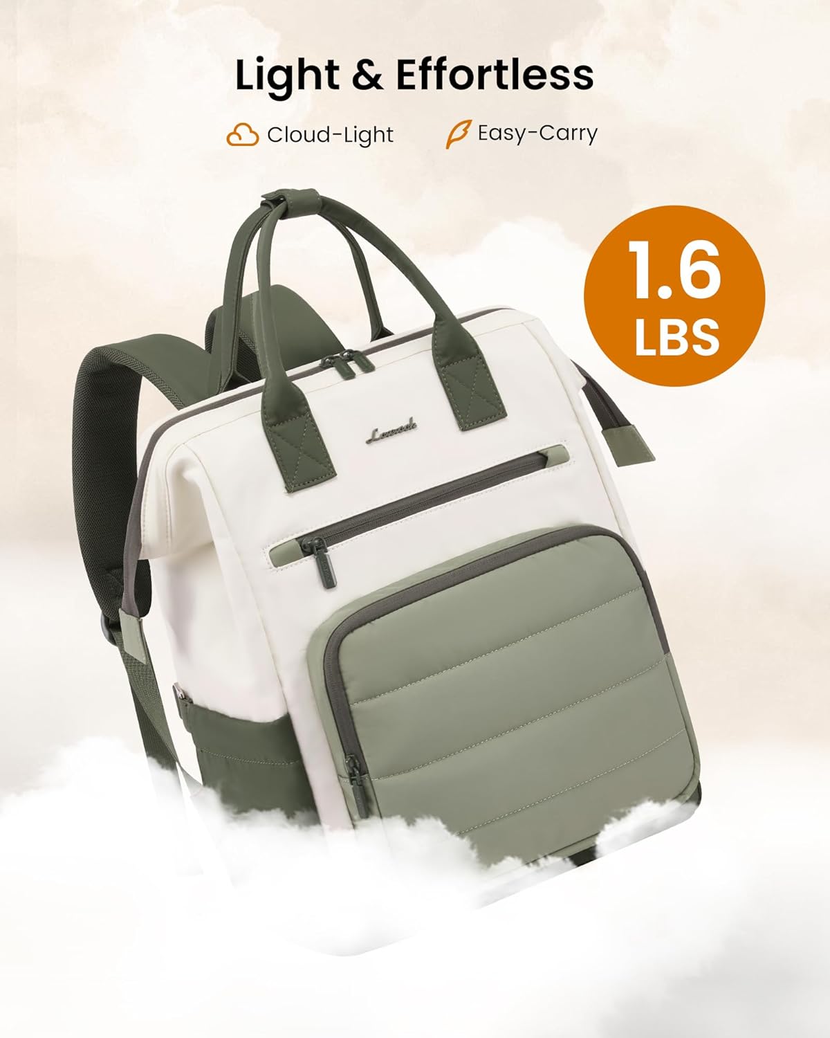 Stylish School Backpack, 15.6 17, 5116