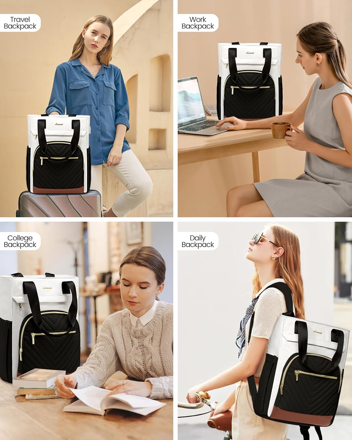 Wide Open Laptop Backpack, 15.6 17.3