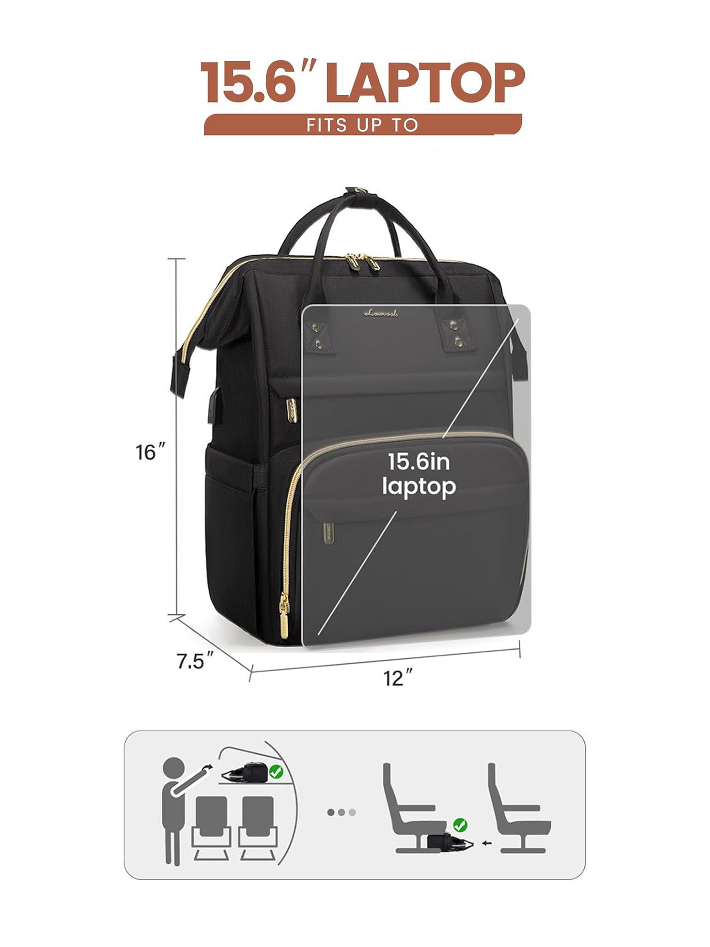 Viola I Laptop Backpack, 14-17