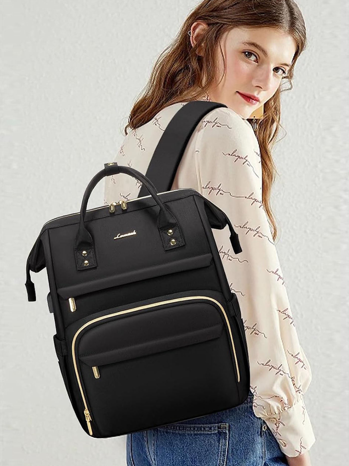 Viola Ⅱ Laptop Backpack with Separate Laptop Compartment, 15.6 17