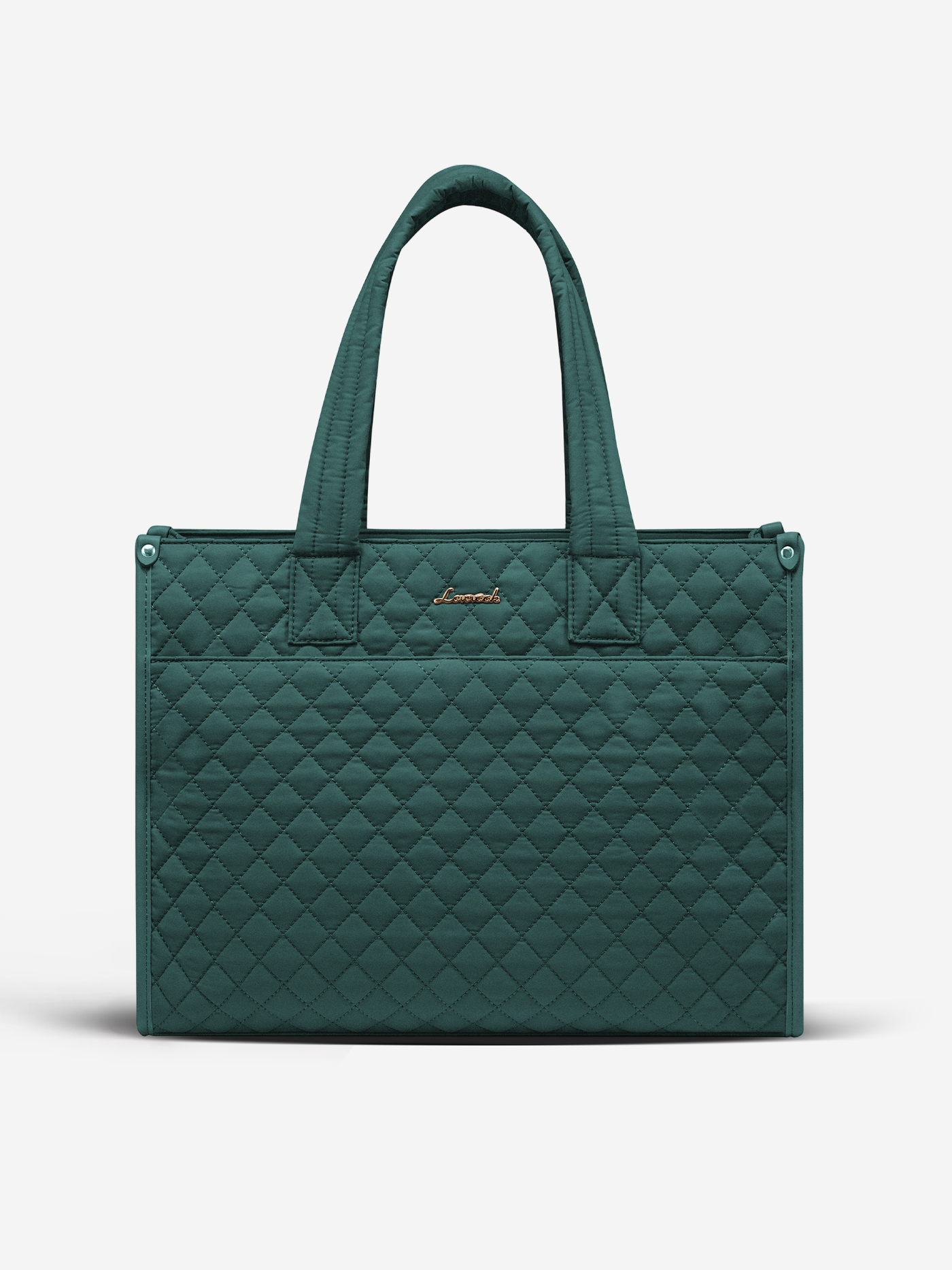 2Pcs Quilted Work Tote Bag, 15.6 17.3