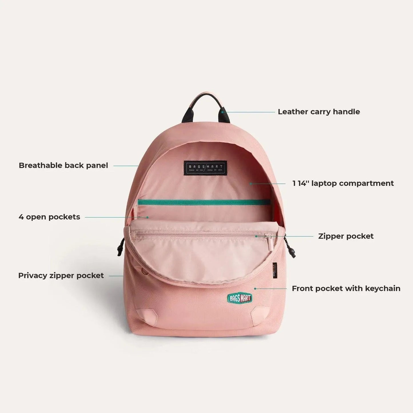 (FREE GIFT)Cordura® Campus Backpack with Laptop Sleeve