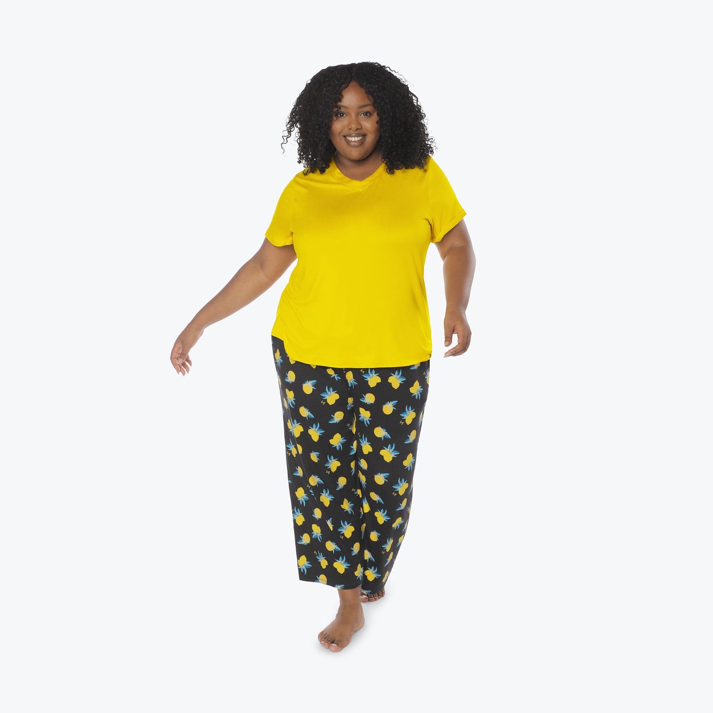 Boomerang Relaxed Tee & Cropped Pants Set