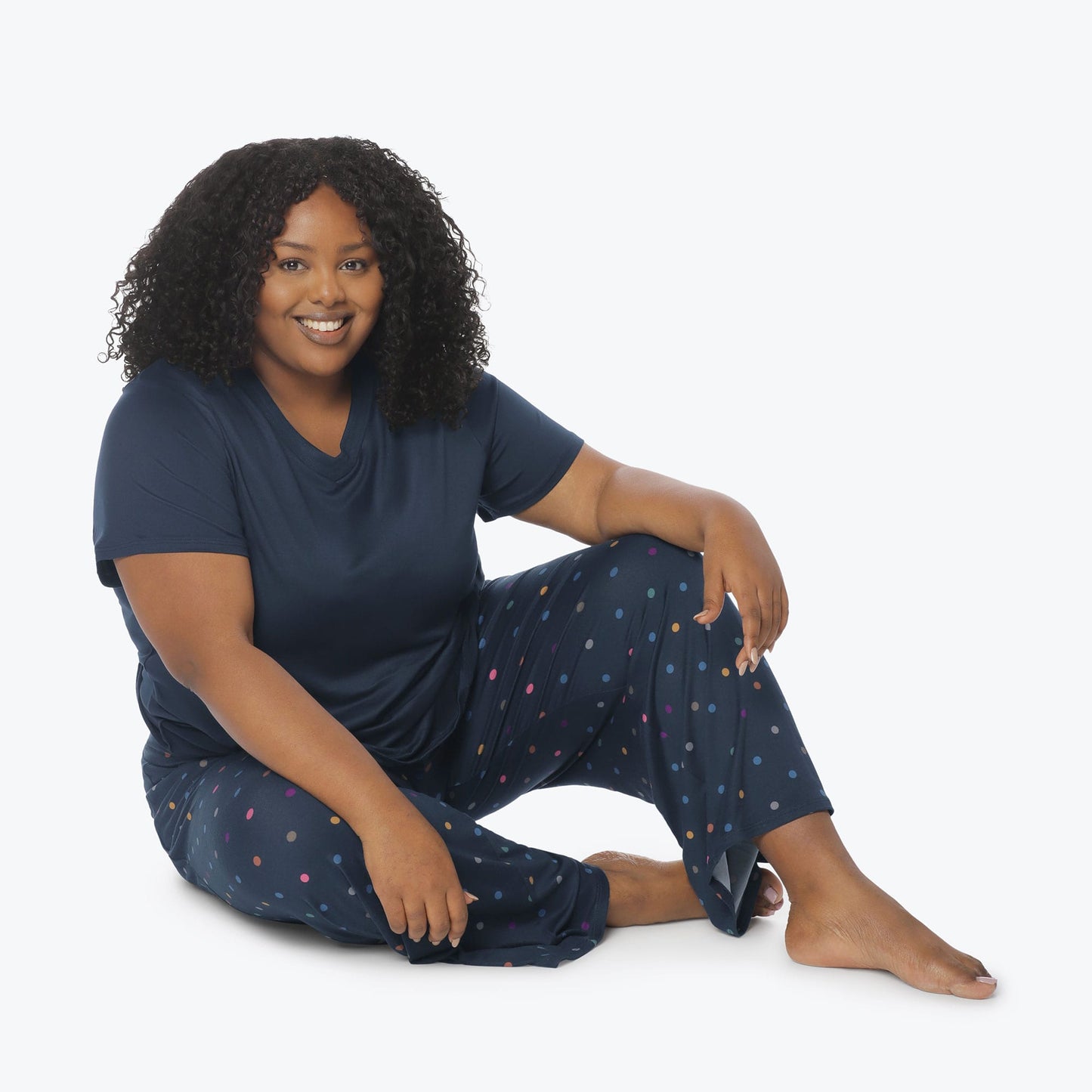 Boomerang Relaxed Tee & Cropped Pants Set