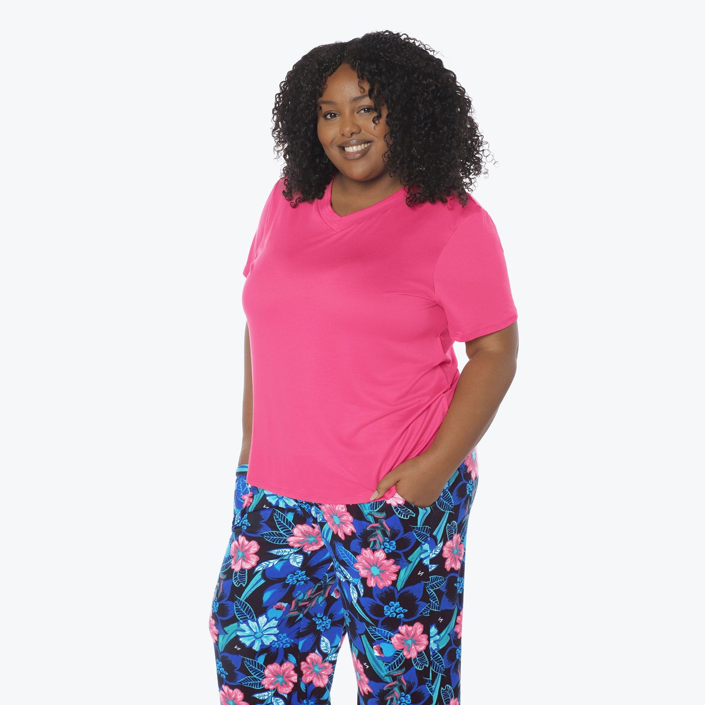 Boomerang Relaxed Tee & Cropped Pants Set