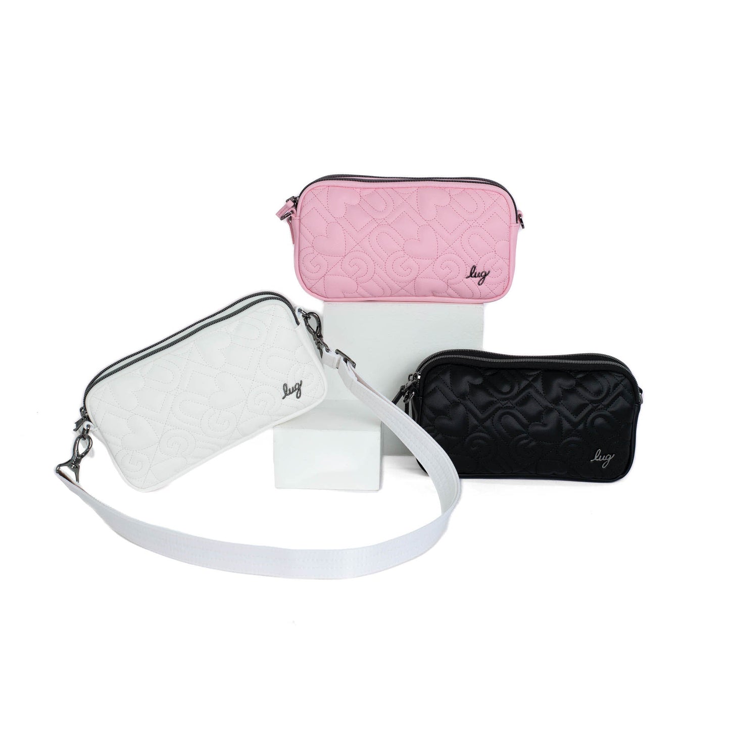 Coupe XL Love Satin Luxe Convertible Crossbody Bag