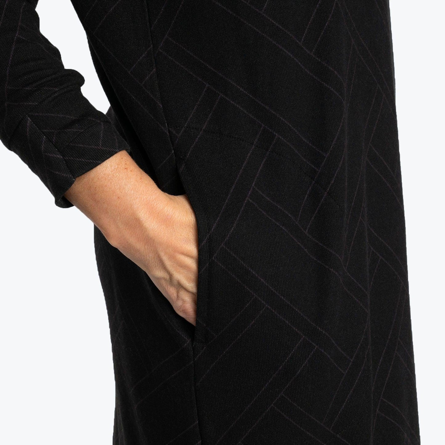 Dilly Dally Brushed Sweater Knit Lounge Dress