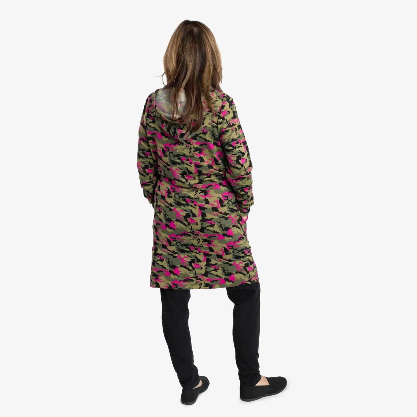 Dilly Dally Brushed Sweater Knit Lounge Dress
