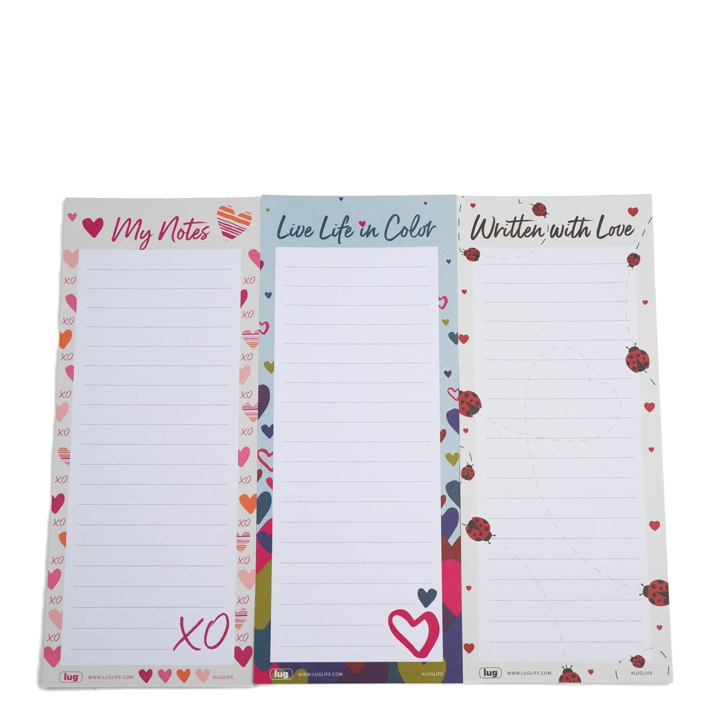 Doodle Notepad 3pk - 4.5 x 11