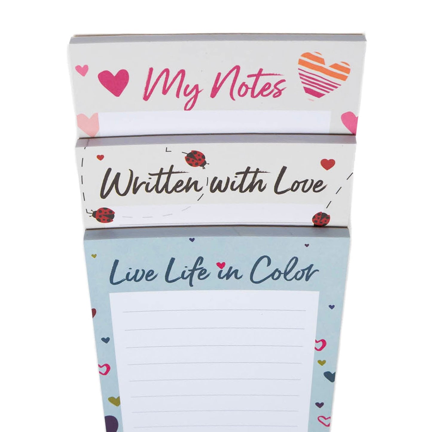 Doodle Notepad 3pk - 4.5 x 11