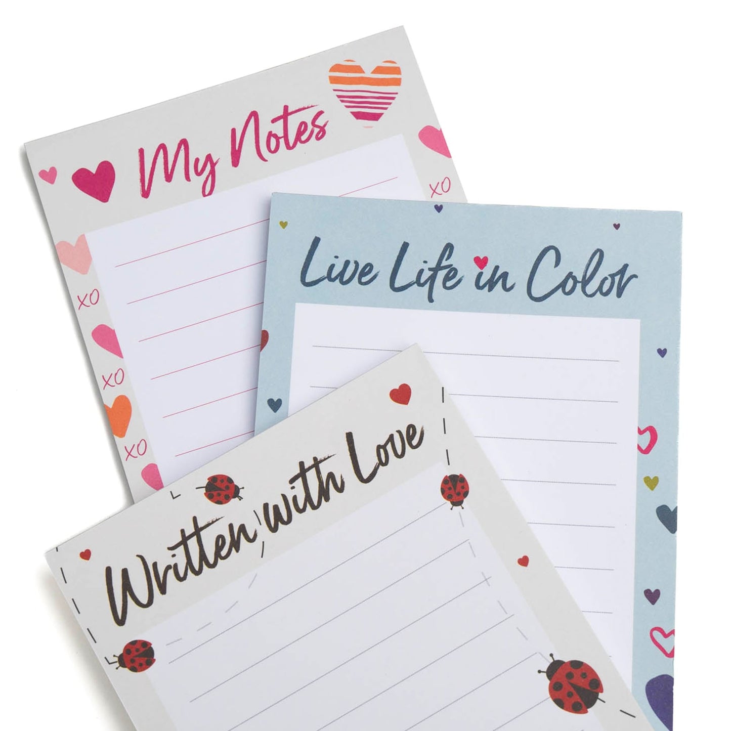 Doodle Notepad 3pk - 4.5 x 11