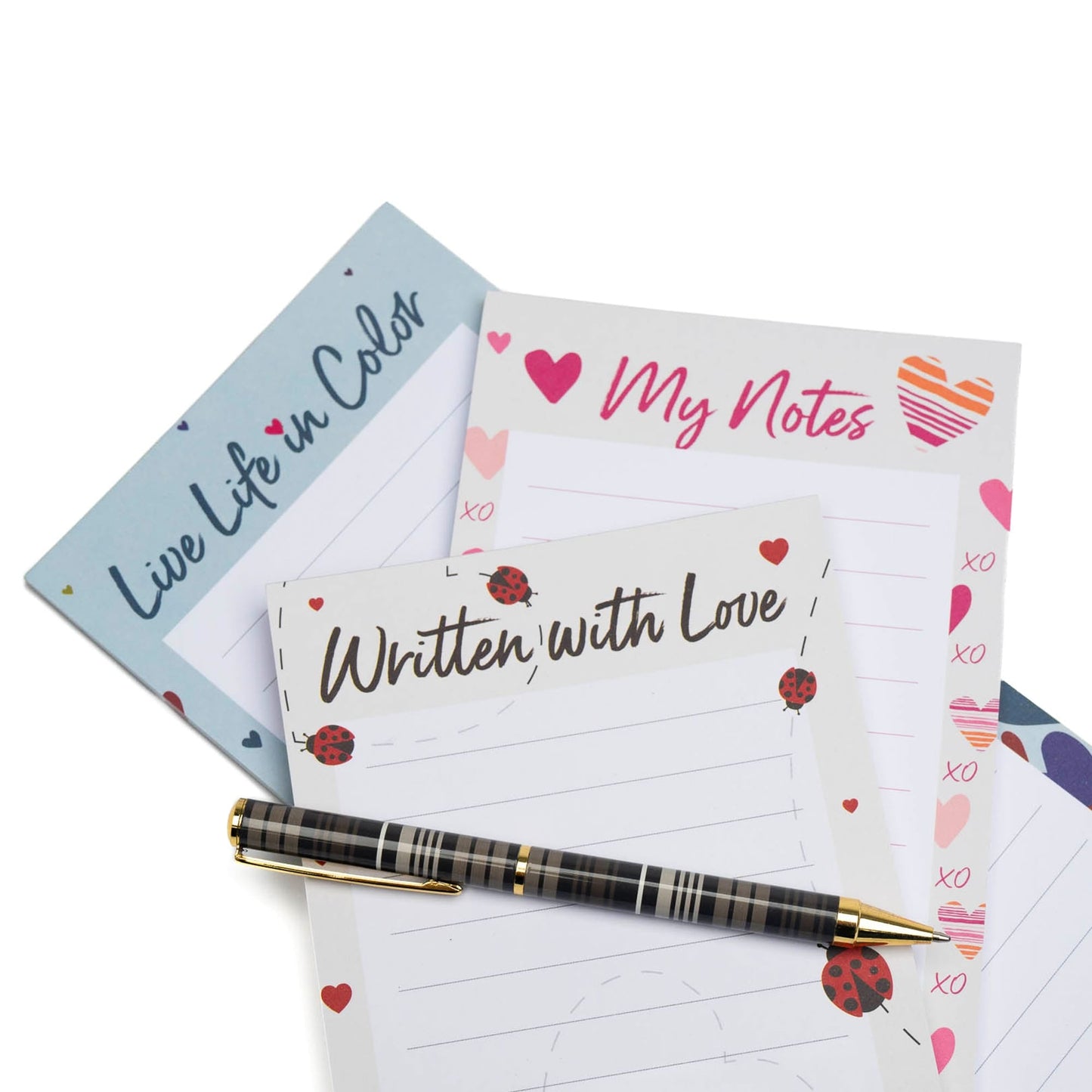 Doodle Notepad 3pk - 4.5 x 11