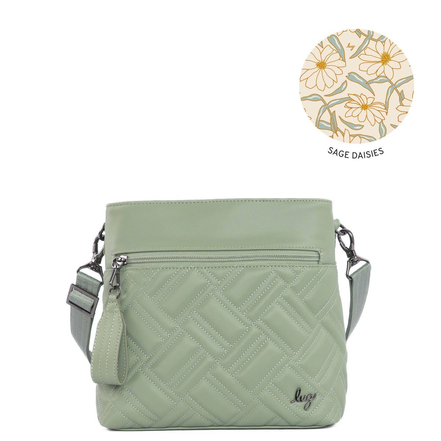 Double Dip Satin Luxe VL Crossbody Bag