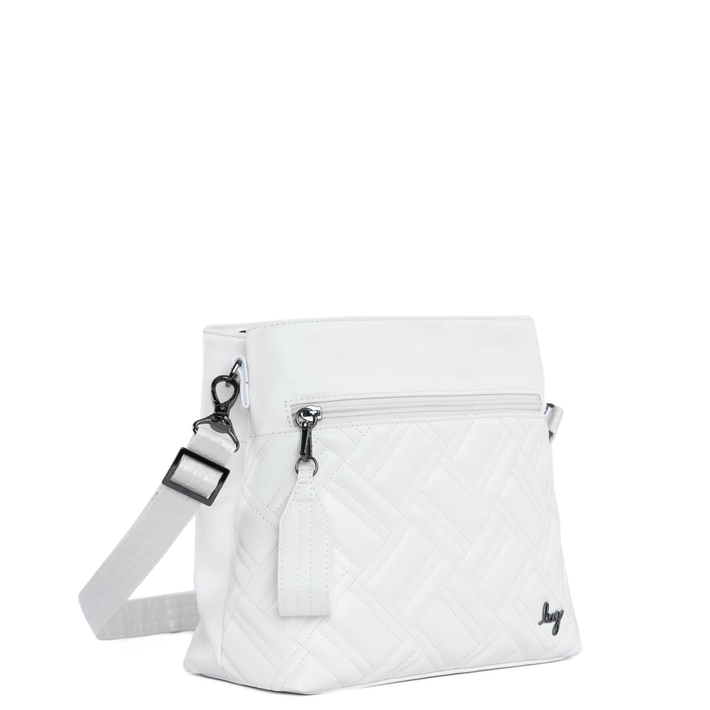 Double Dip Satin Luxe VL Crossbody Bag