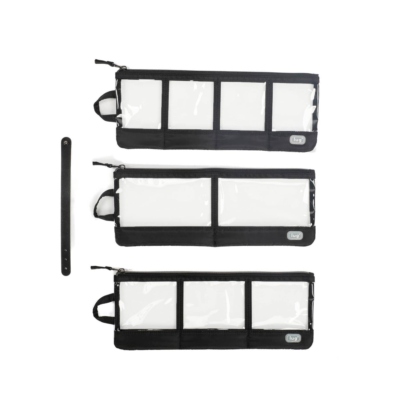 Envelope 3pc Clearview Zip Organizers