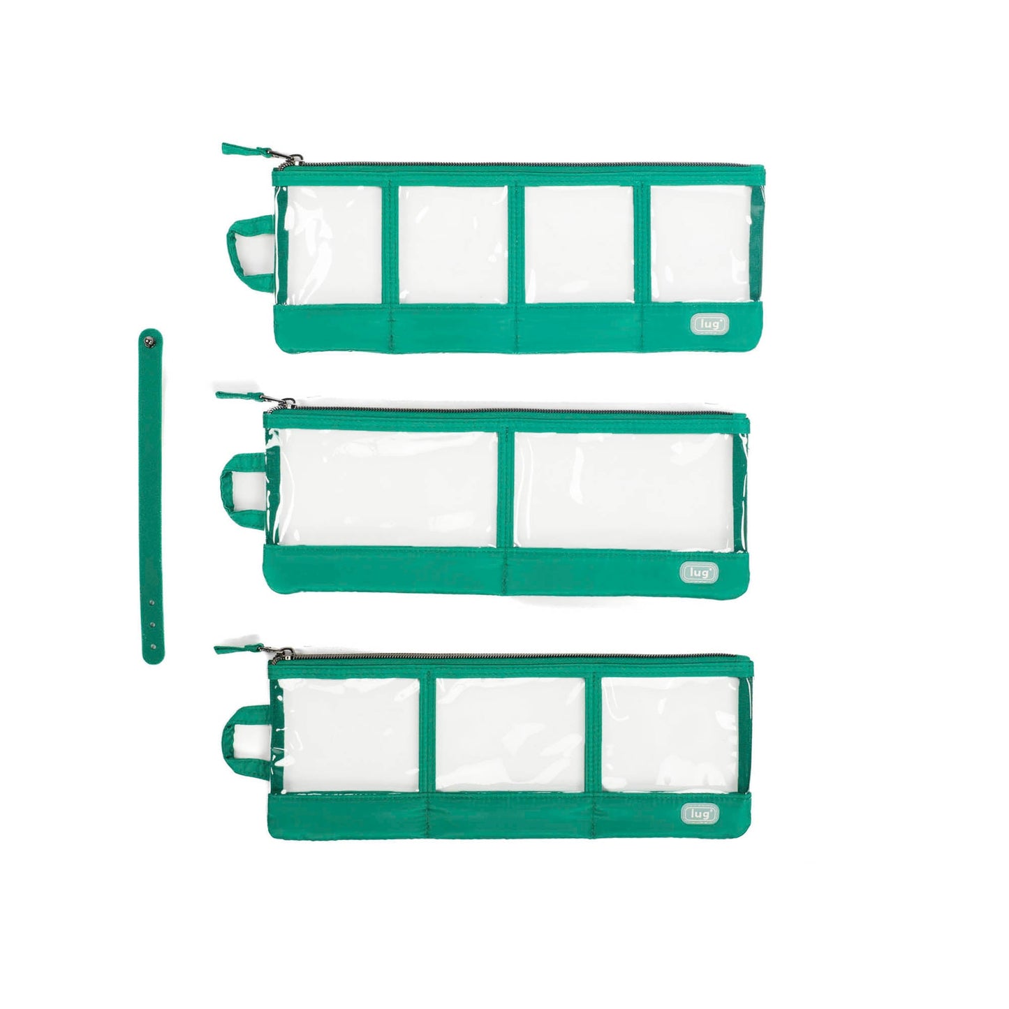 Envelope 3pc Clearview Zip Organizers