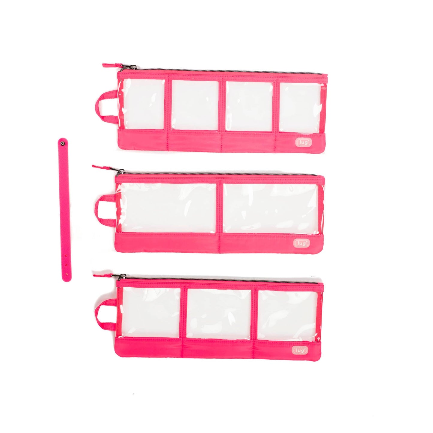Envelope 3pc Clearview Zip Organizers