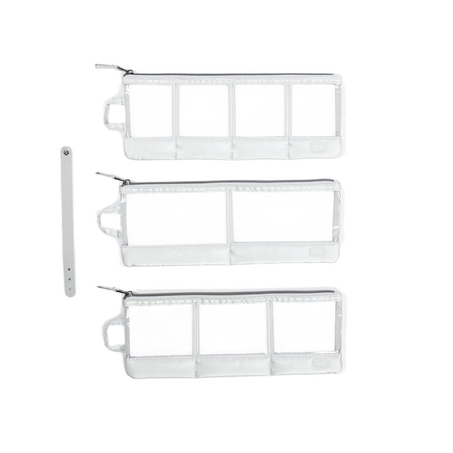 Envelope 3pc Clearview Zip Organizers