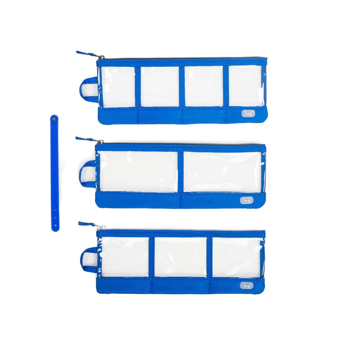 Envelope 3pc Clearview Zip Organizers