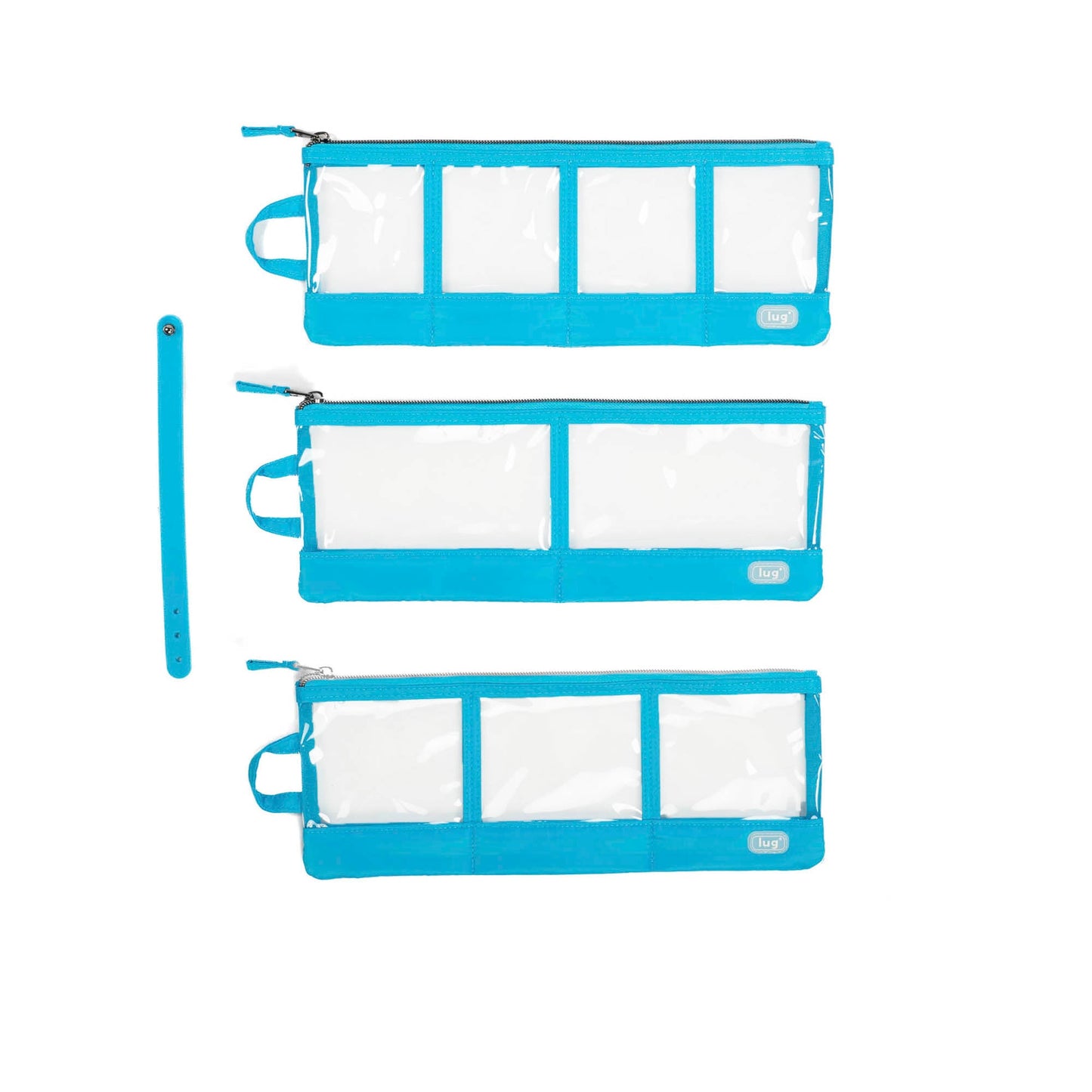 Envelope 3pc Clearview Zip Organizers