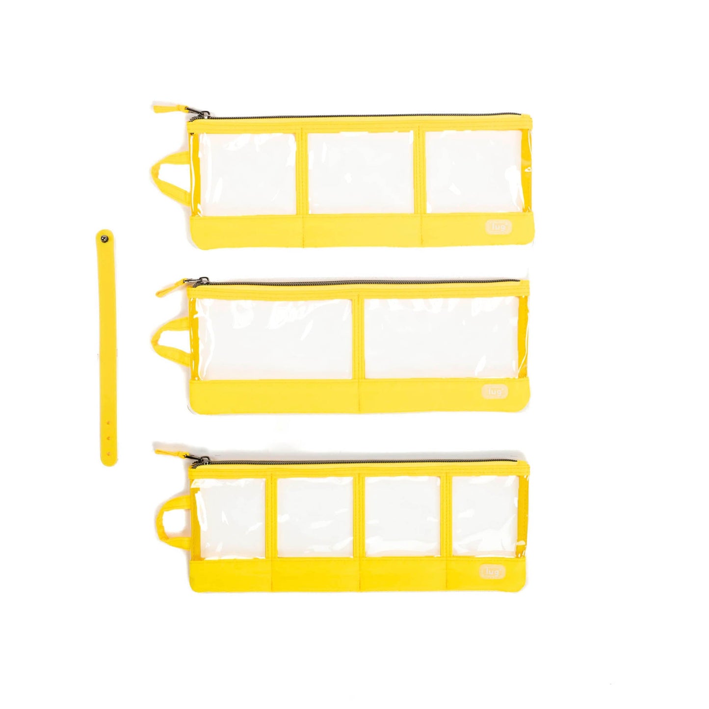 Envelope 3pc Clearview Zip Organizers