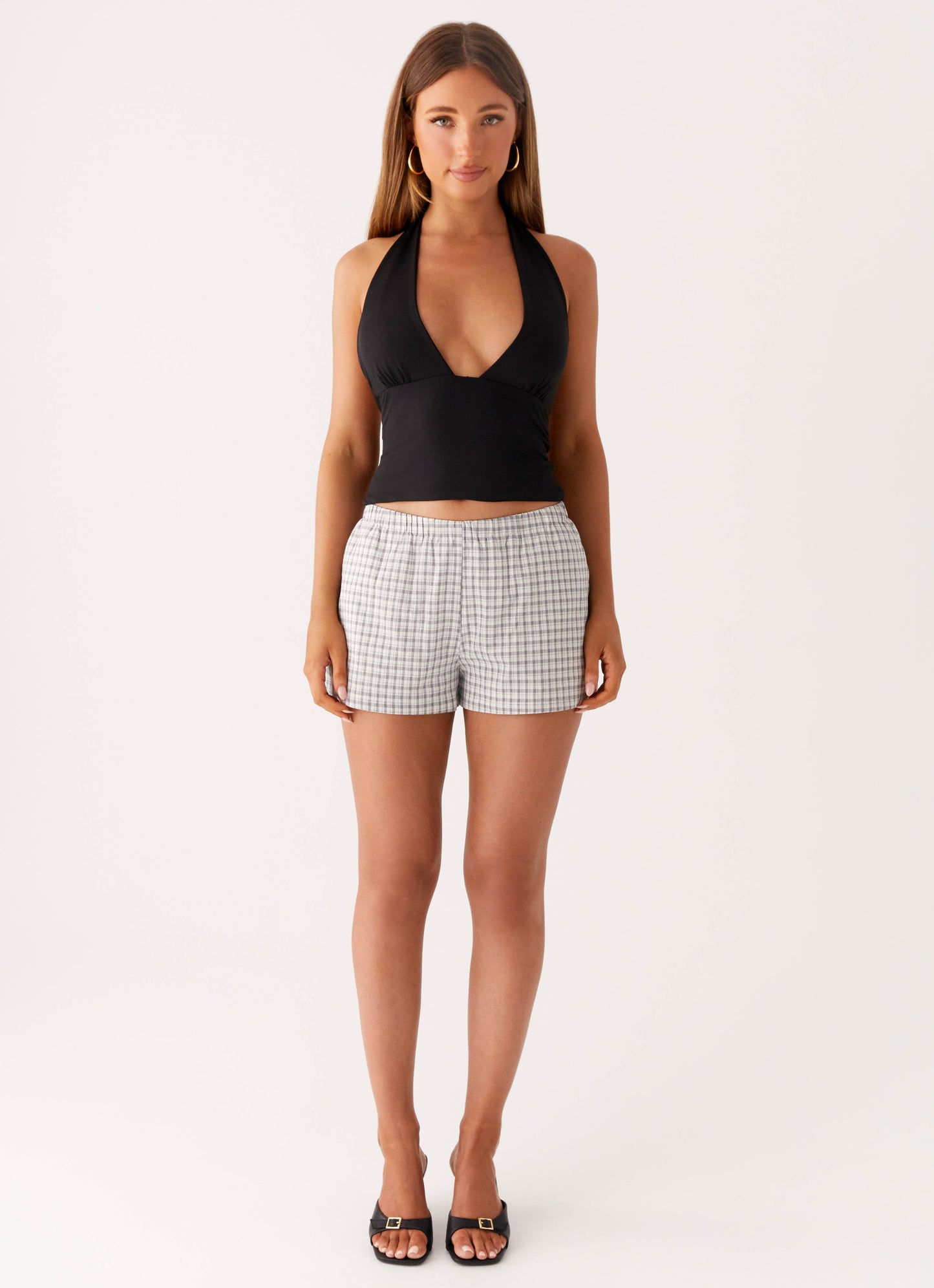 Fade Out Hardwear Halter Top - Black