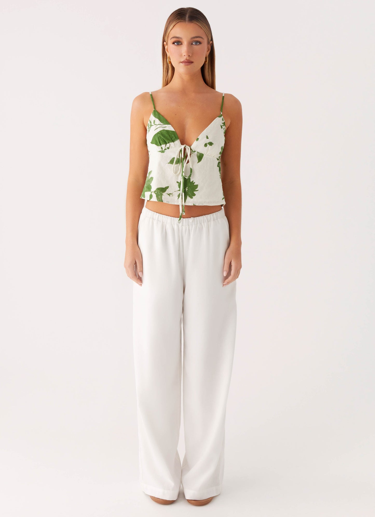 Faela Cami Top - Verdant Bloom