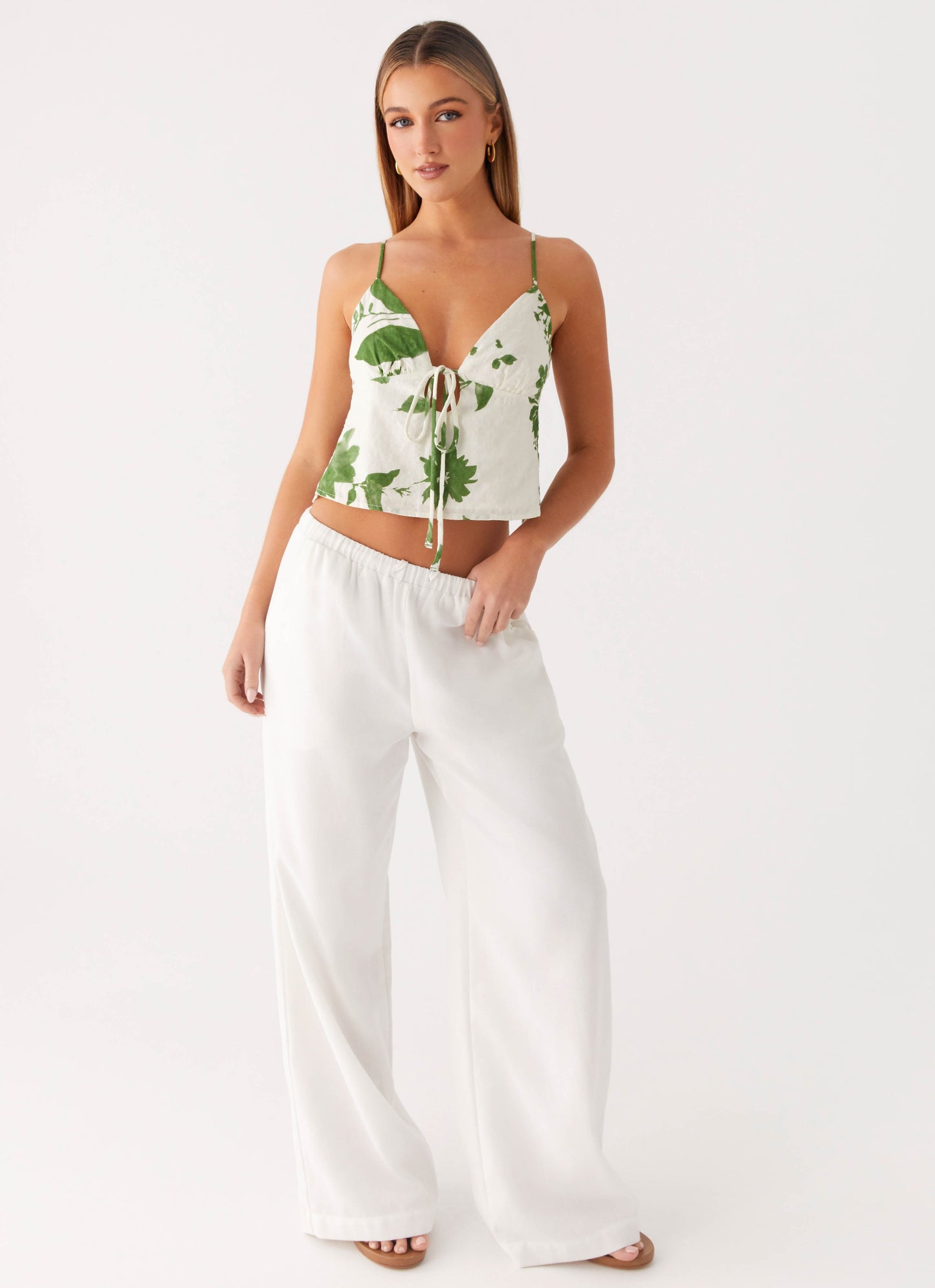 Faela Cami Top - Verdant Bloom