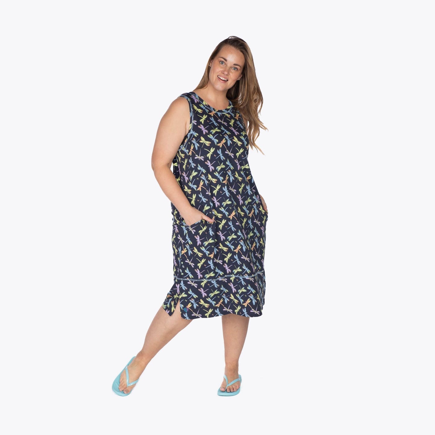 Hopscotch Sleeveless Dress