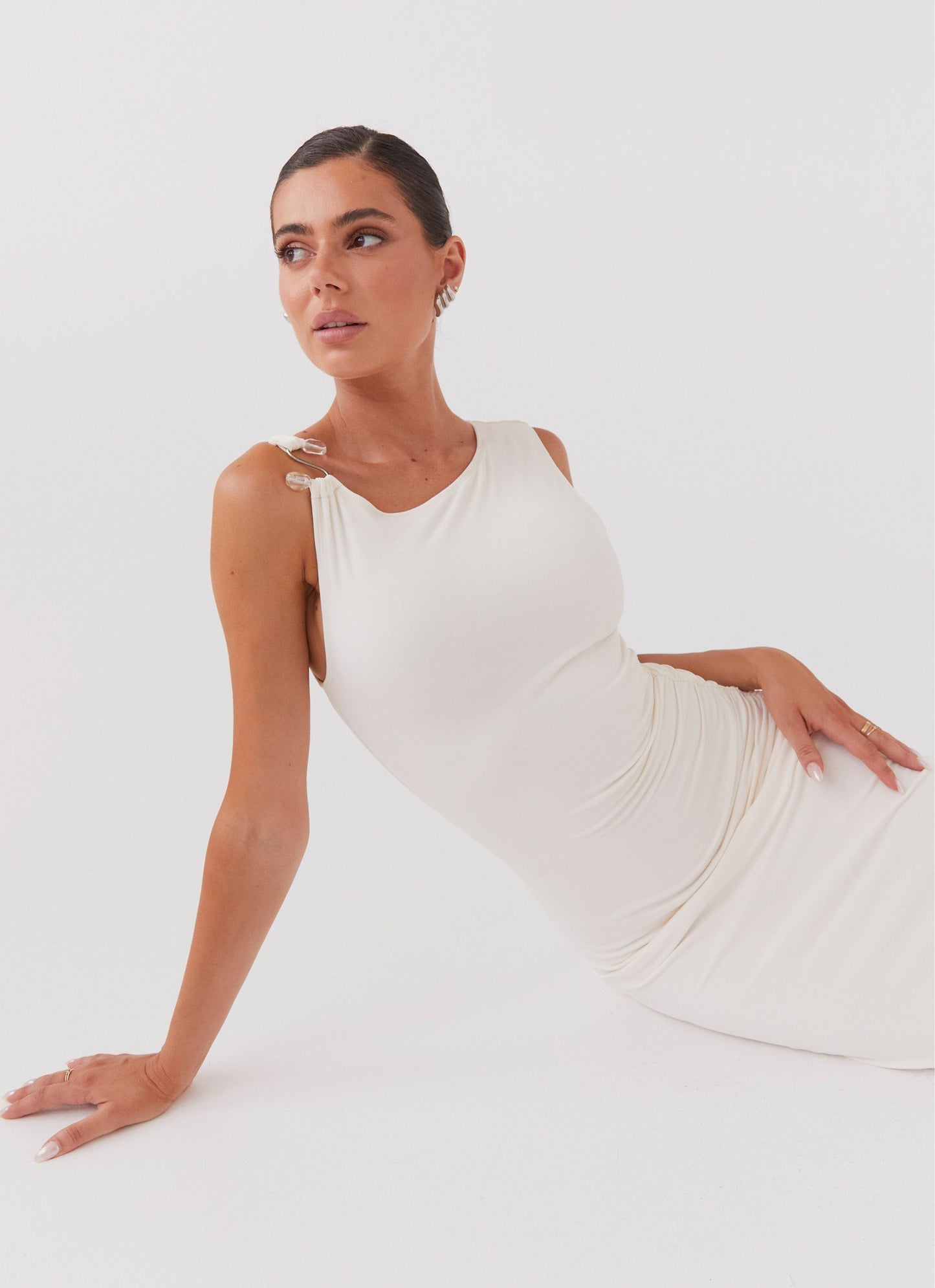 In Bloom Maxi Dress - Ivory