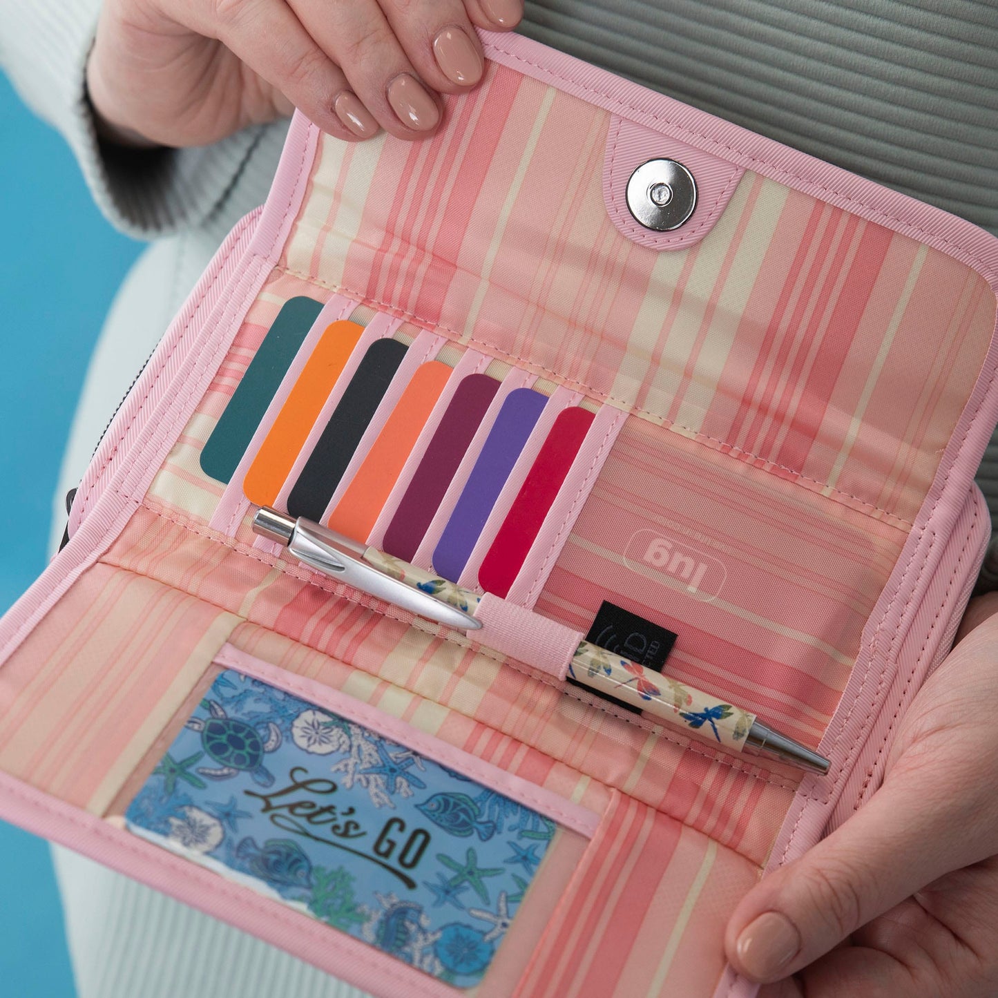 Kickflip Love Satin Luxe VL RFID Wallet