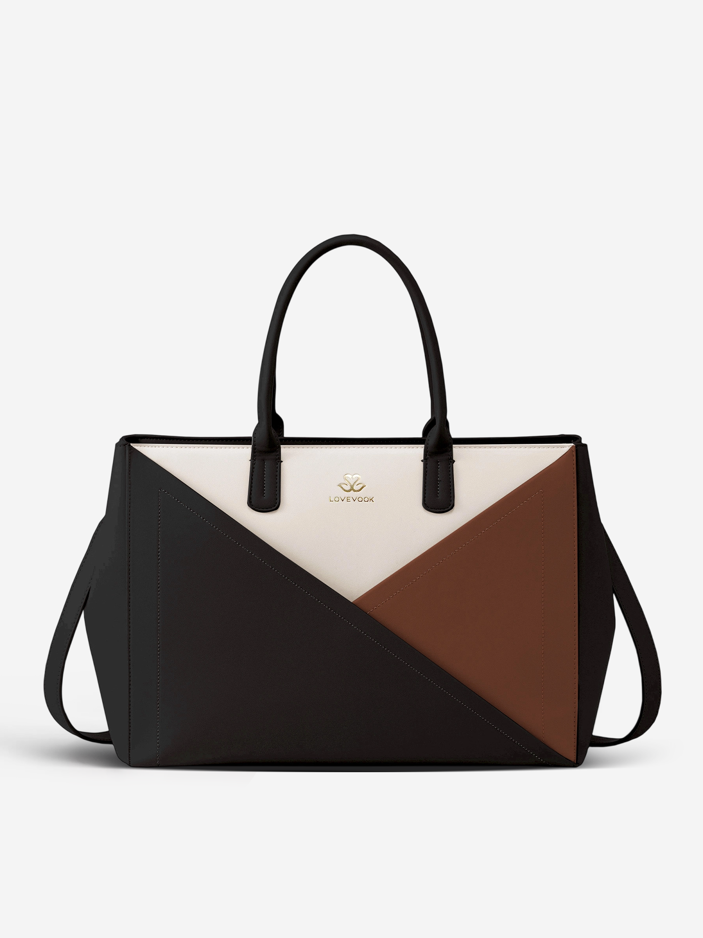 PU Leather Work Bag, 15.6 17.3