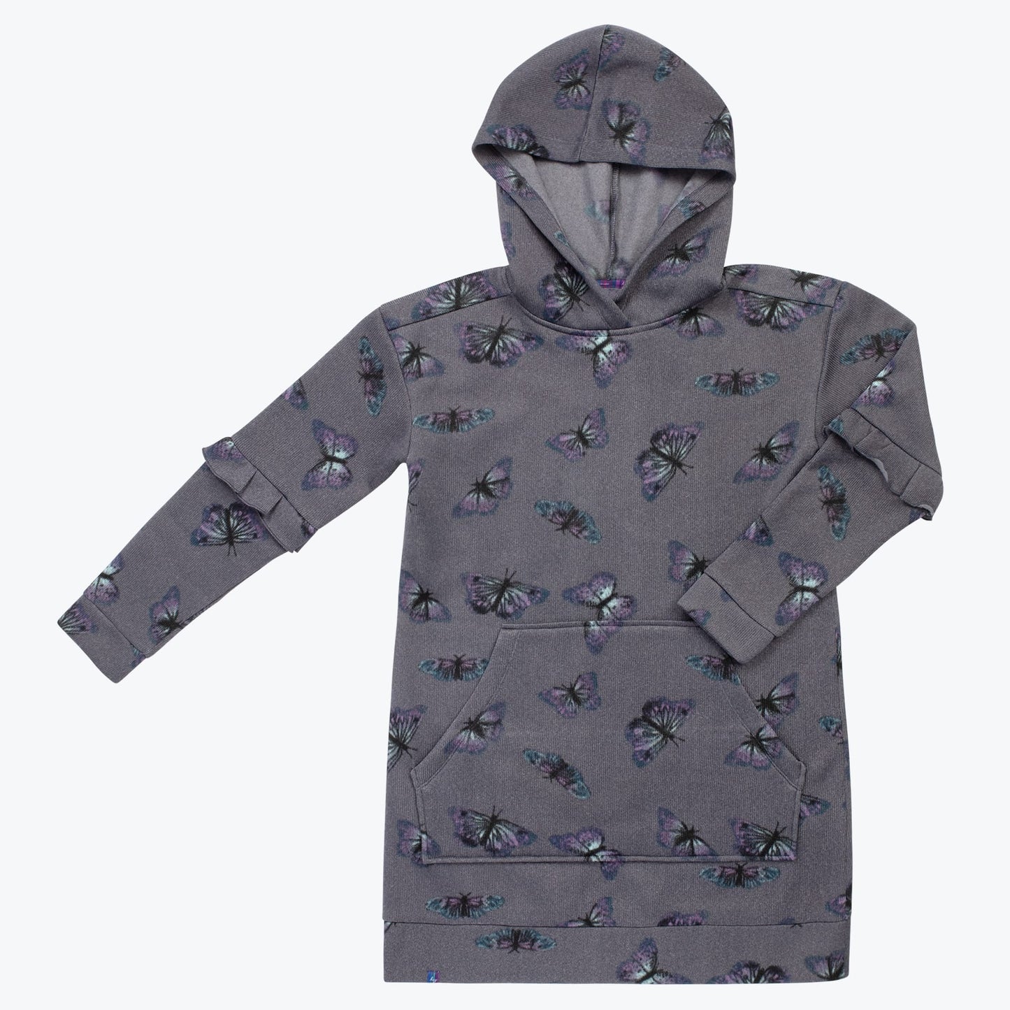 Peekaboo Sweater Fleece Tunic Hoodie