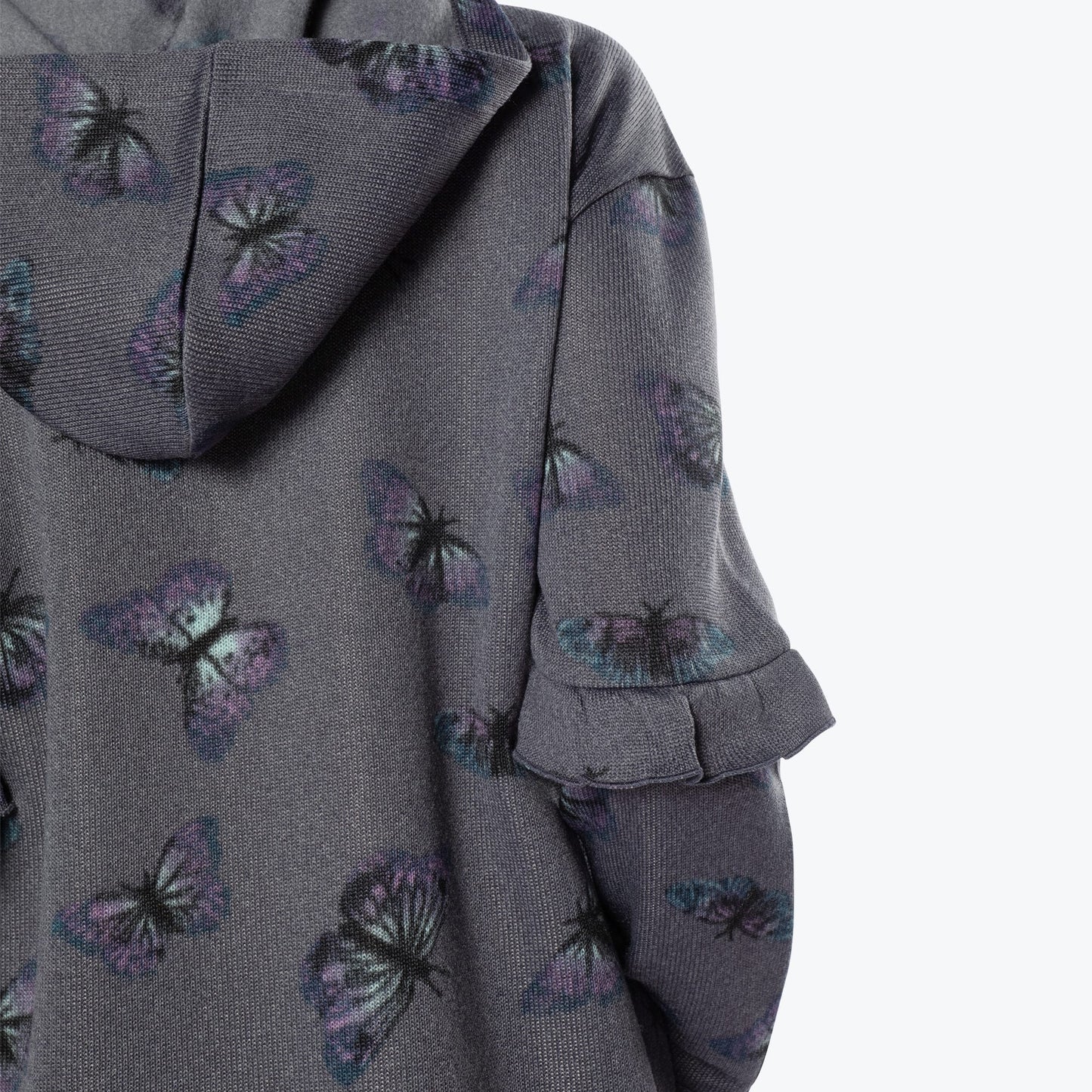 Peekaboo Sweater Fleece Tunic Hoodie