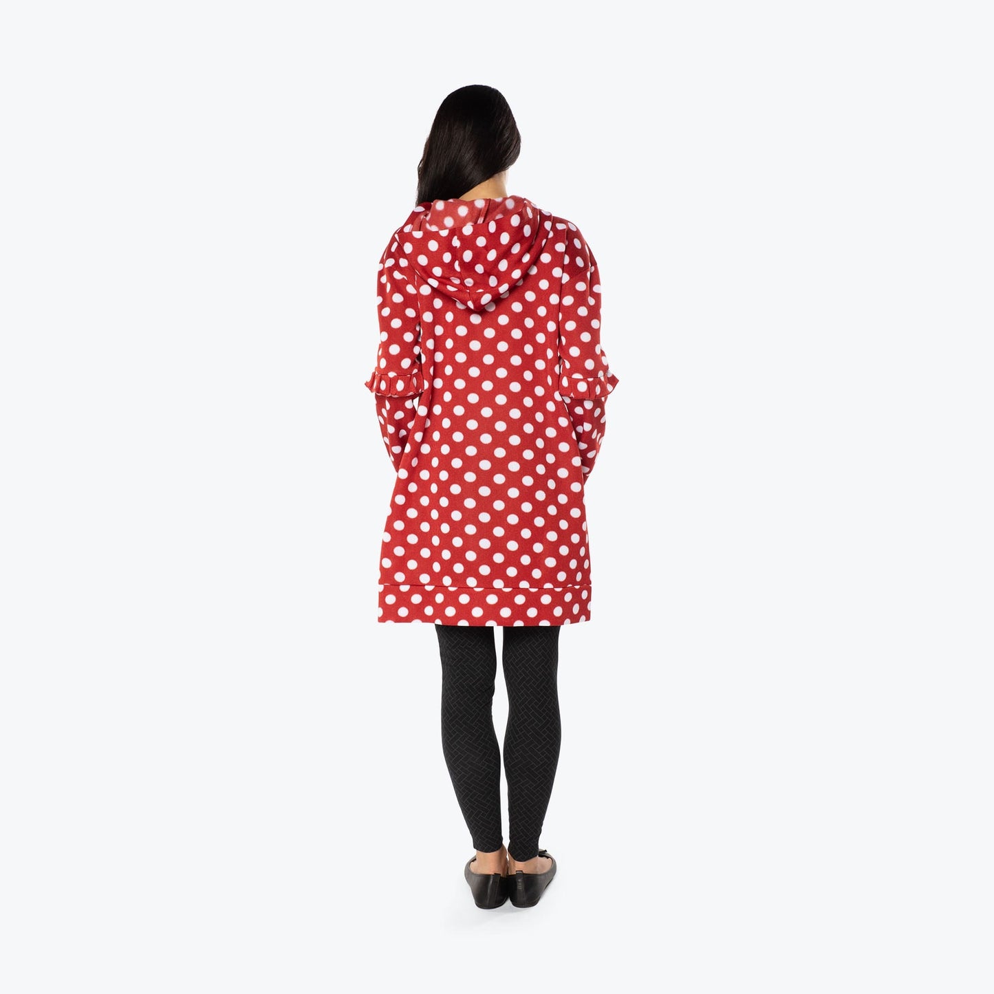 Peekaboo Sweater Fleece Tunic Hoodie