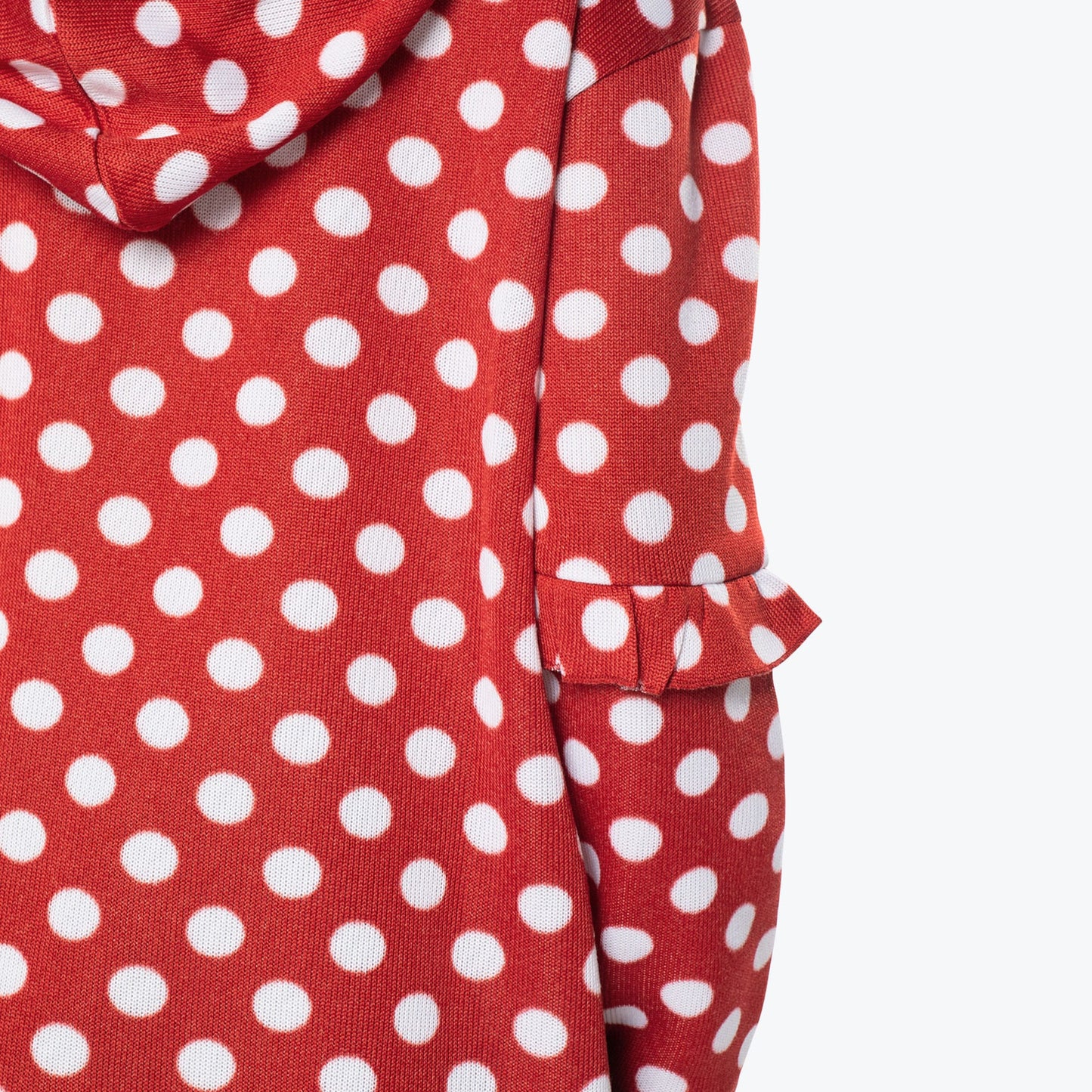 Peekaboo Sweater Fleece Tunic Hoodie