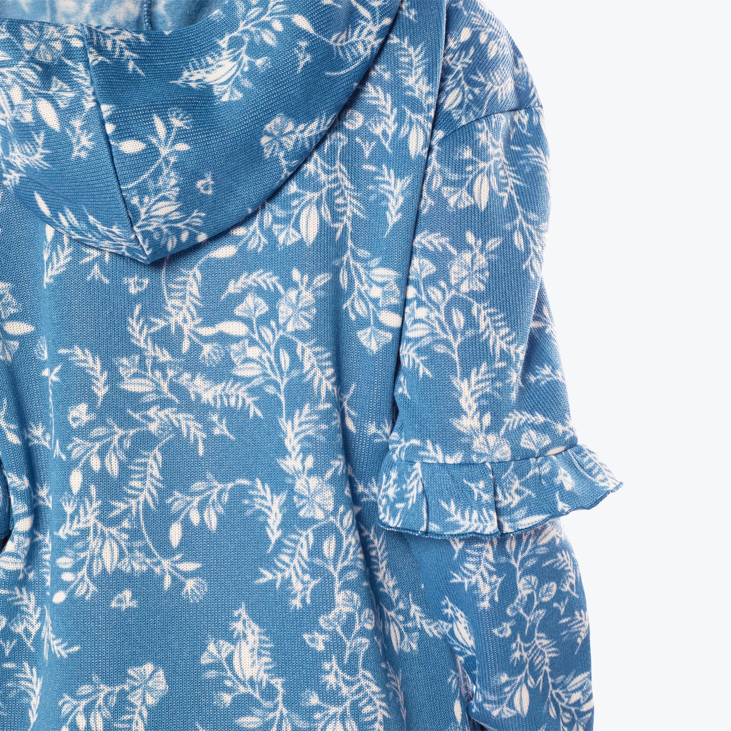 Peekaboo Sweater Fleece Tunic Hoodie