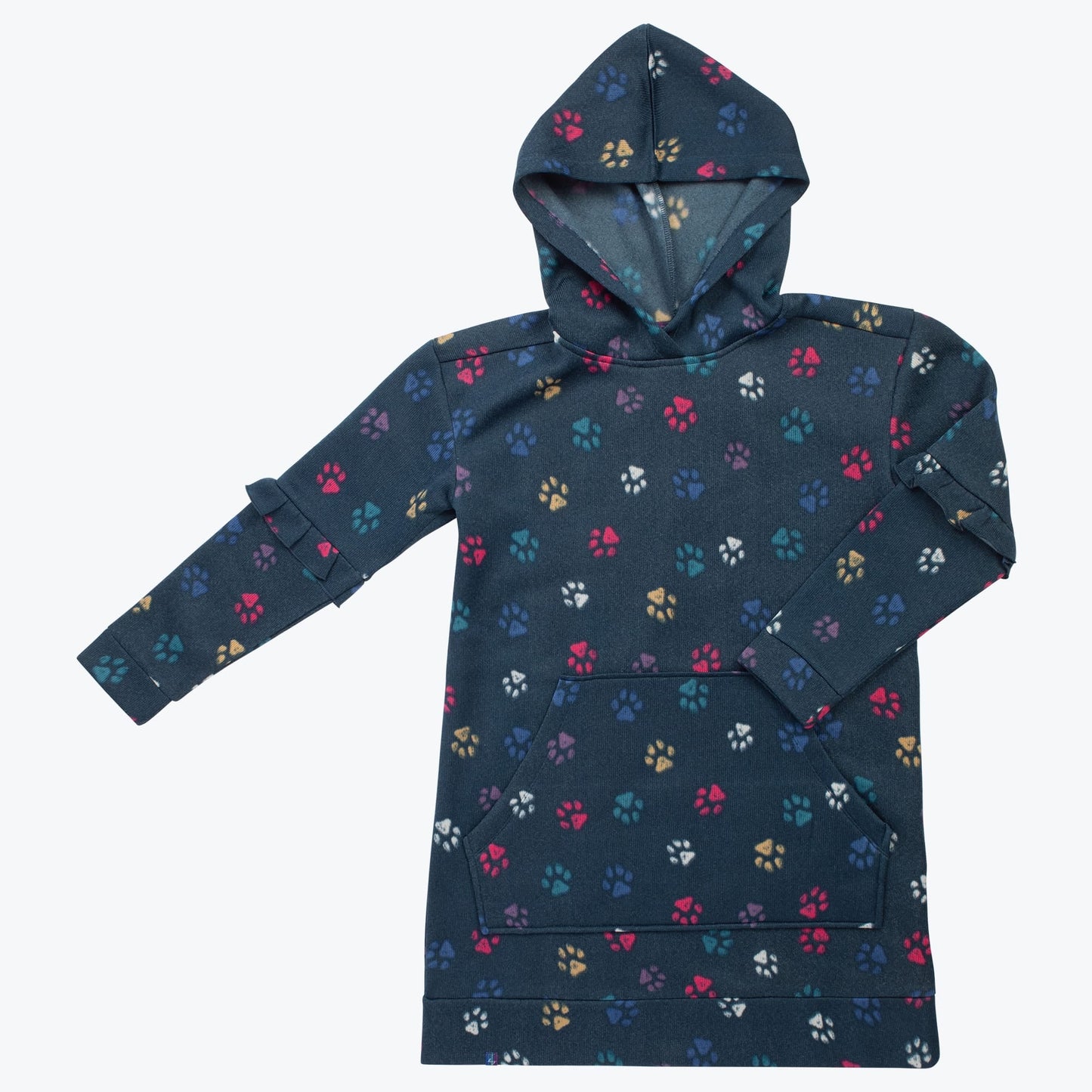 Peekaboo Sweater Fleece Tunic Hoodie
