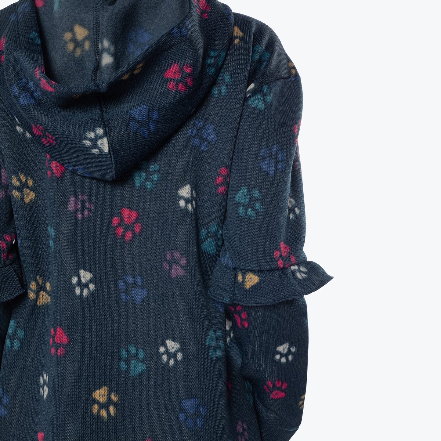 Peekaboo Sweater Fleece Tunic Hoodie
