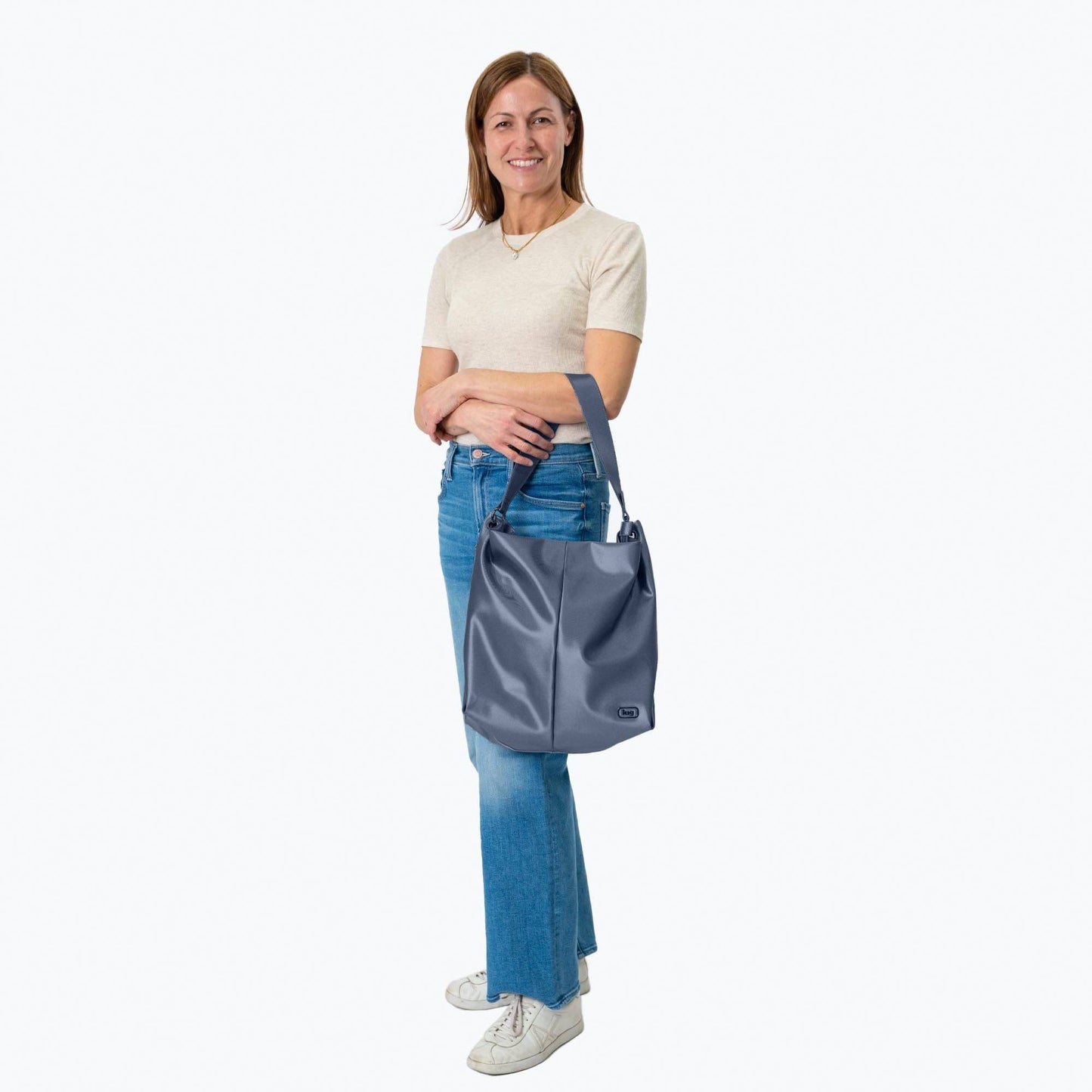 Plunge Satin Luxe VL Carry-All Crossbody Bag
