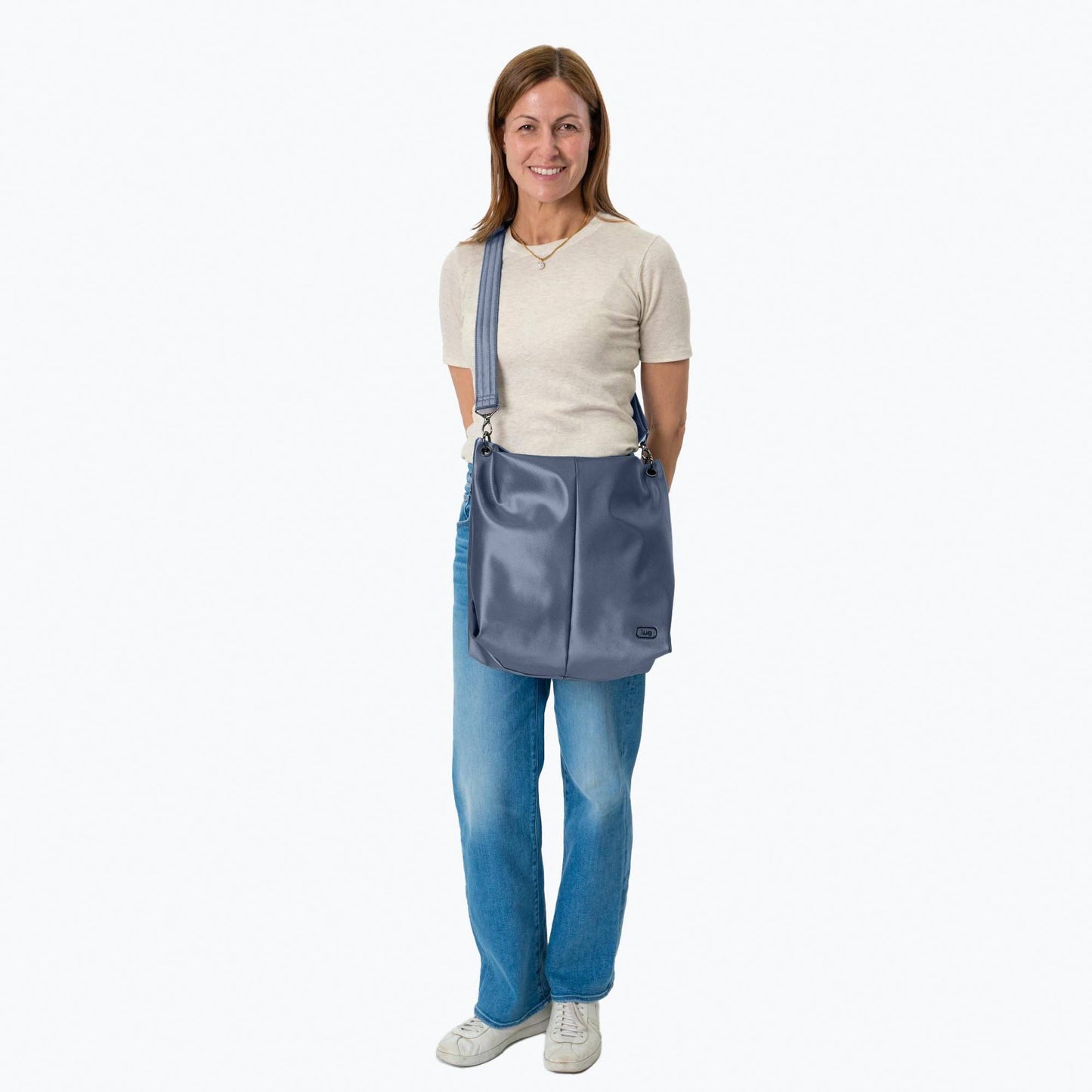 Plunge Satin Luxe VL Carry-All Crossbody Bag